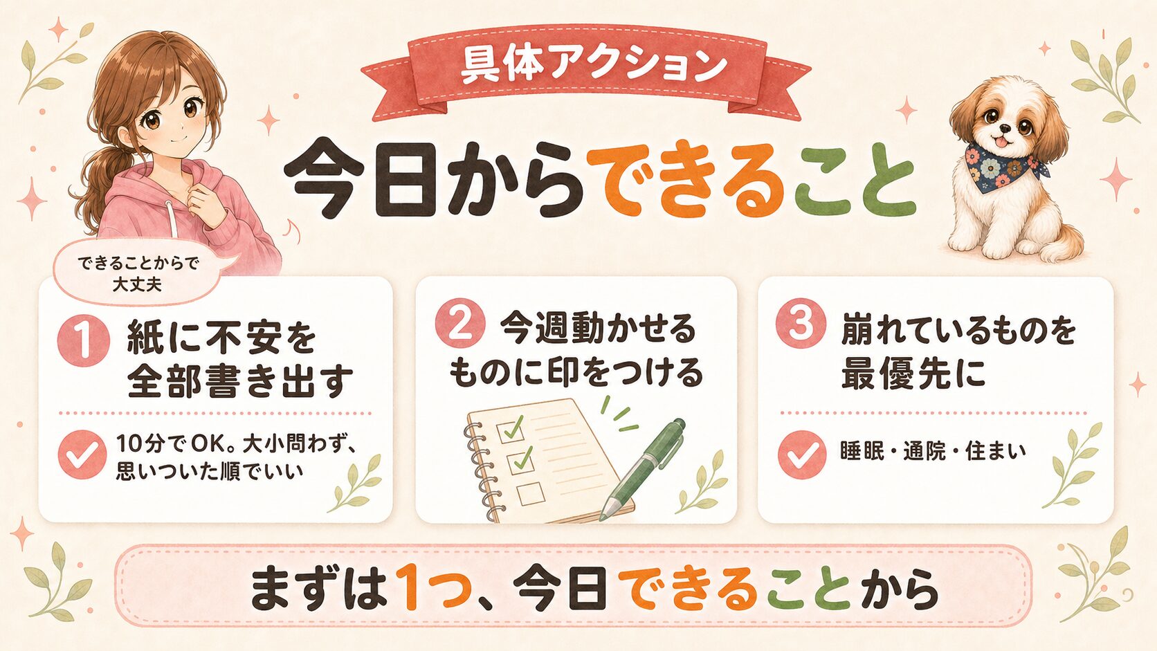 具体アクション｜今日からできること