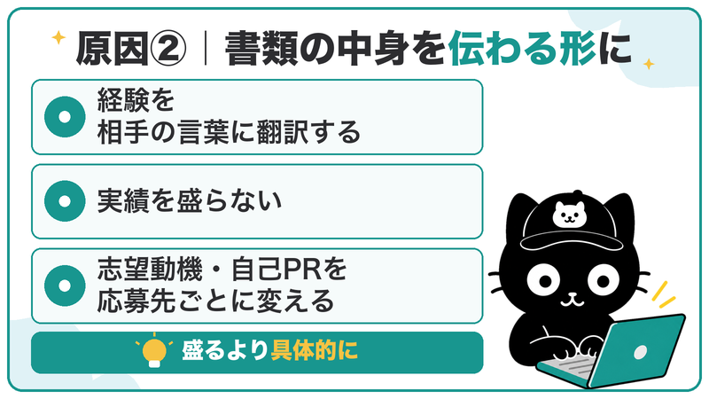 経験を相手の言葉に翻訳し、実績は盛らず、志望動機と自己PRは応募先ごとに変える